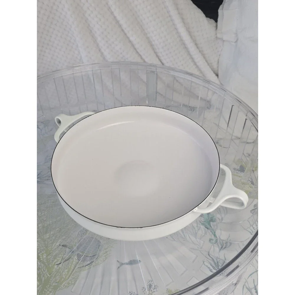 Dansk Paella Pan 10” White Kobenstyle Designs France Cookware